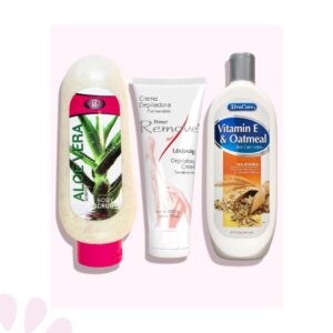 Kit Para Depilación Con Exfoliación Sin Dolor