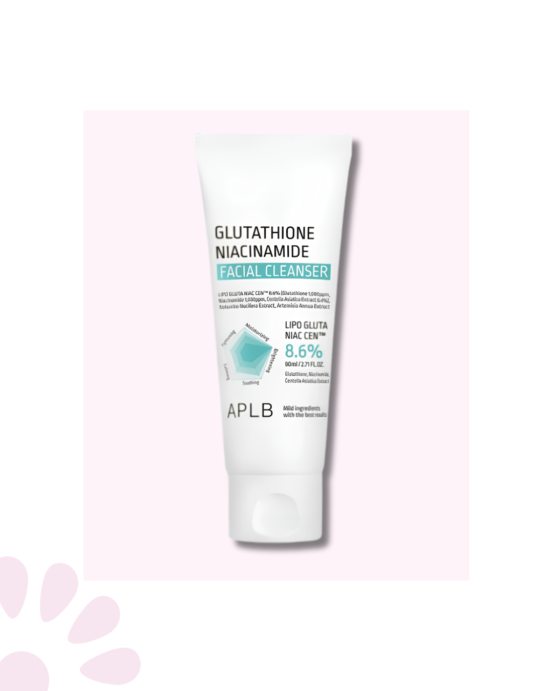 APLB CREMA LIMPIADORA FACIAL GLUTATHIONE Y NIACINAMIDE